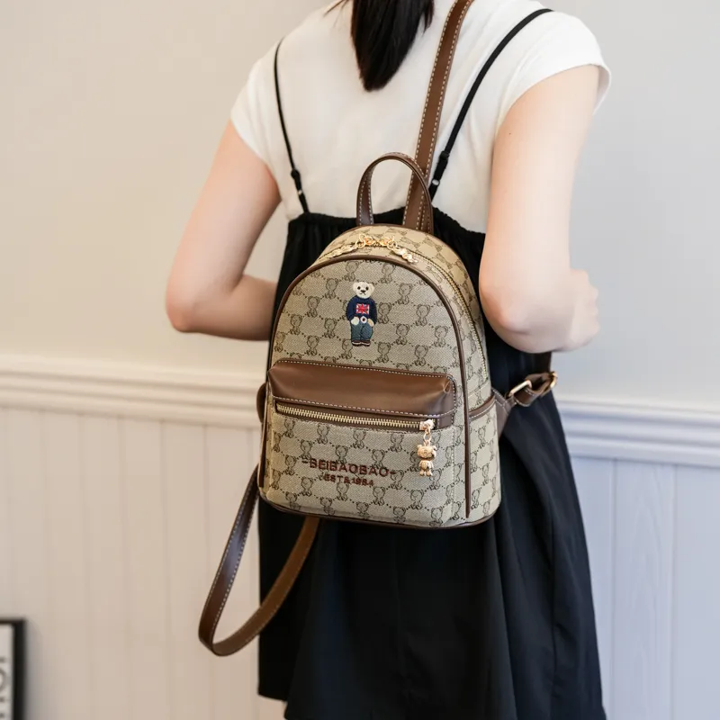 North Pack Canvas Backpack Regular Women's Ecru/Khaki-12