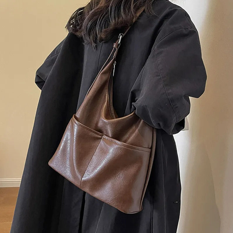 North Pack PU Handbag, Shoulder Bag, Bucket Bag Tubas Women's Mud/Black/Brown/Coffee-11