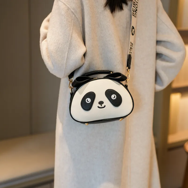 North Pack PU Shoulder Bag Crossbody Bag Handbag Regular Women's Letter Panda-10