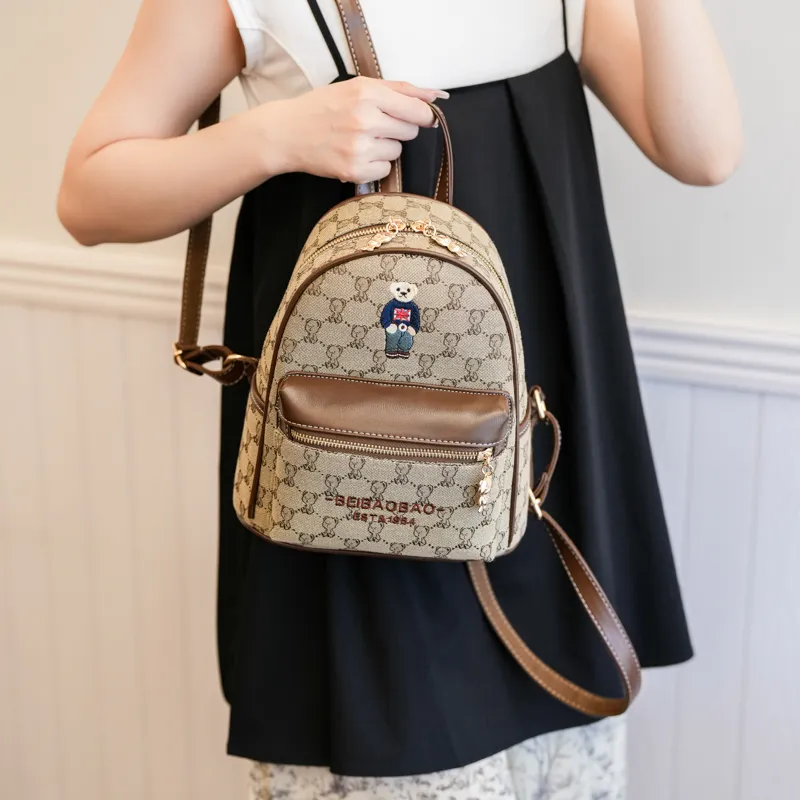 North Pack Canvas Backpack Regular Women's Ecru/Khaki-11