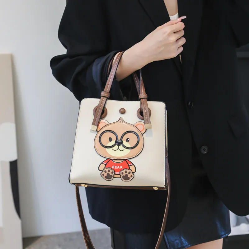 North Pack PU Shoulder Bag Crossbody Bag Handbag Regular Women's Ecru-6