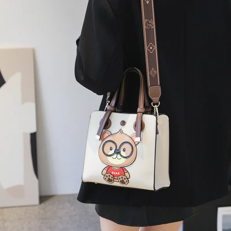 North Pack PU Shoulder Bag Crossbody Bag Handbag Regular Women's Ecru-5