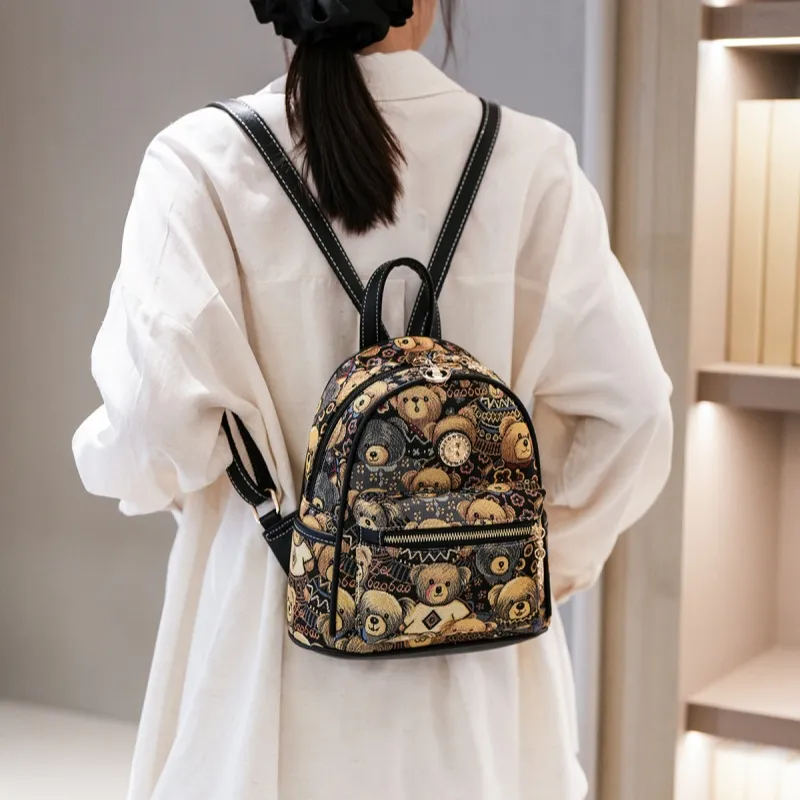 North Pack Fabric Backpack Women's Multicolor-5