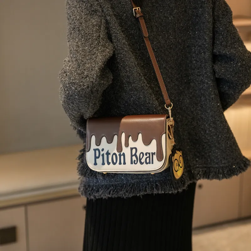 North Pack PU Shoulder Bag, Crossbody Bag Regular Women's Coffee-6