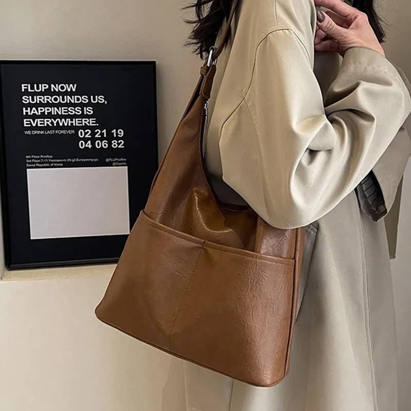 North Pack PU Handbag, Shoulder Bag, Bucket Bag Tubas Women's Mud/Black/Brown/Coffee-15