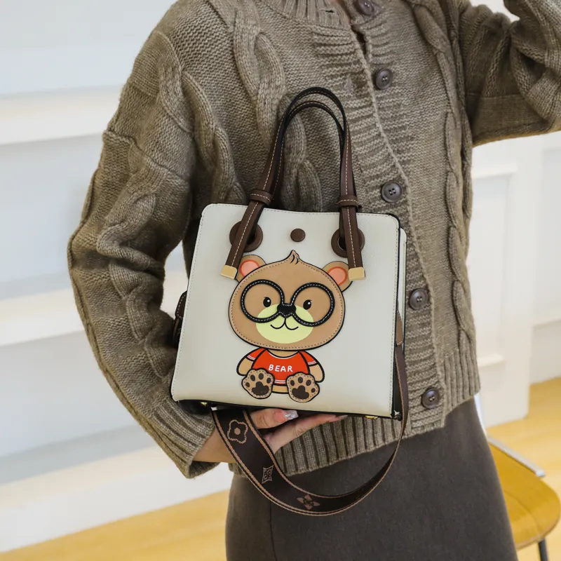 North Pack PU Shoulder Bag Crossbody Bag Handbag Regular Women's Ecru-3