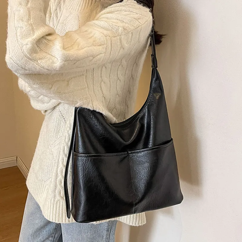 North Pack PU Handbag, Shoulder Bag, Bucket Bag Tubas Women's Mud/Black/Brown/Coffee-7