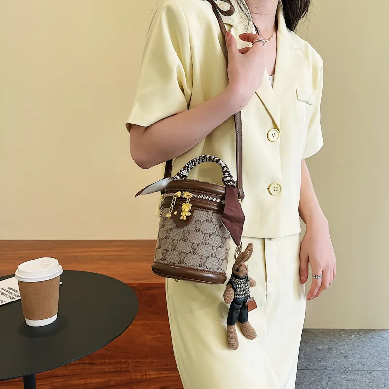 North Pack Canvas Crossbody Bag Regular Women's Khaki-3