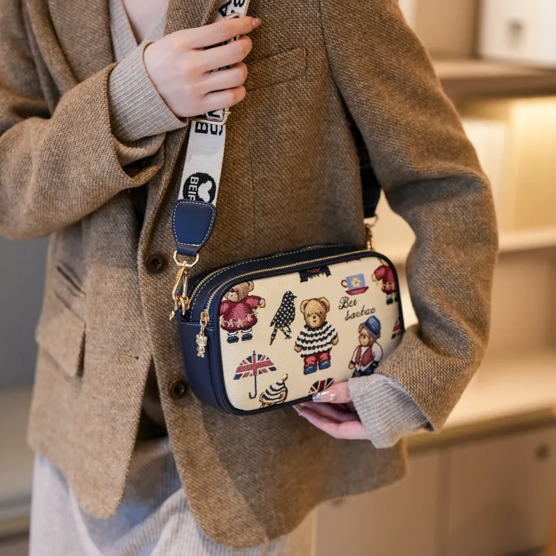 North Pack PU Crossbody Bag Regular Women's Multicolor-7