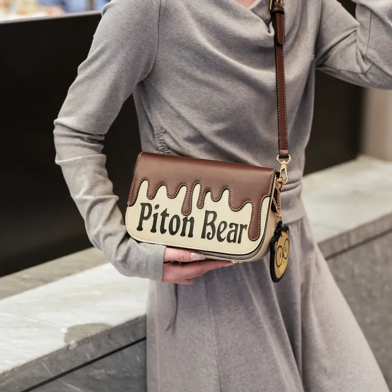 North Pack PU Shoulder Bag, Crossbody Bag Regular Women's Coffee-3