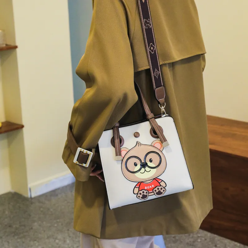 North Pack PU Shoulder Bag Crossbody Bag Handbag Regular Women's Ecru-2