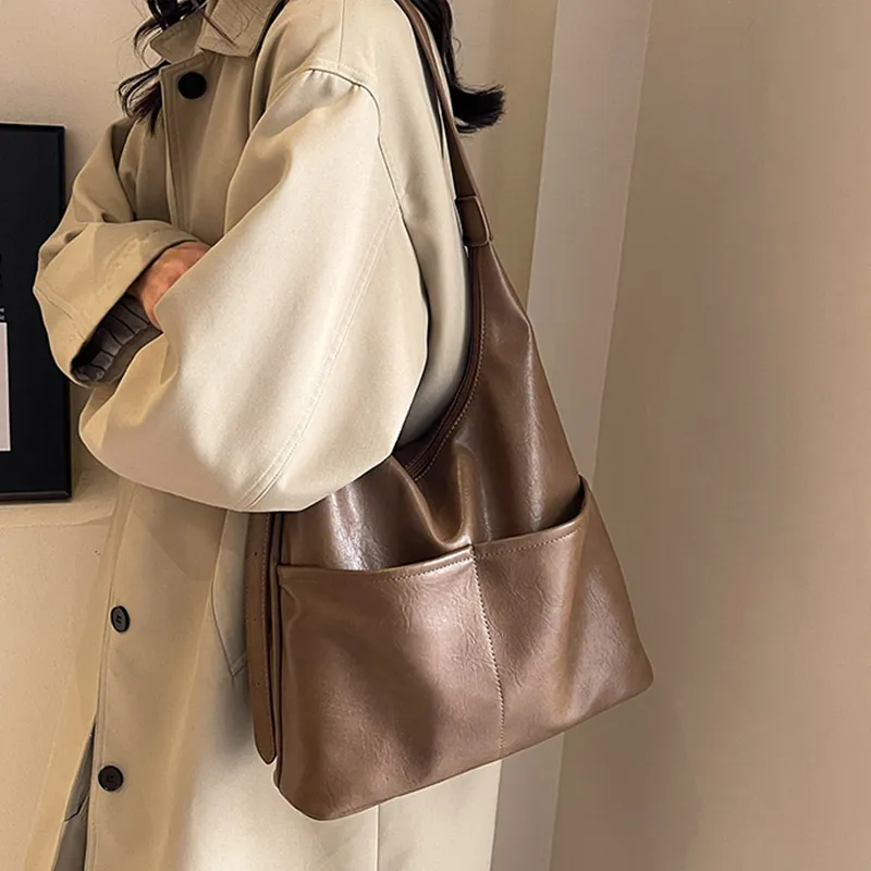 North Pack PU Handbag, Shoulder Bag, Bucket Bag Tubas Women's Mud/Black/Brown/Coffee-14