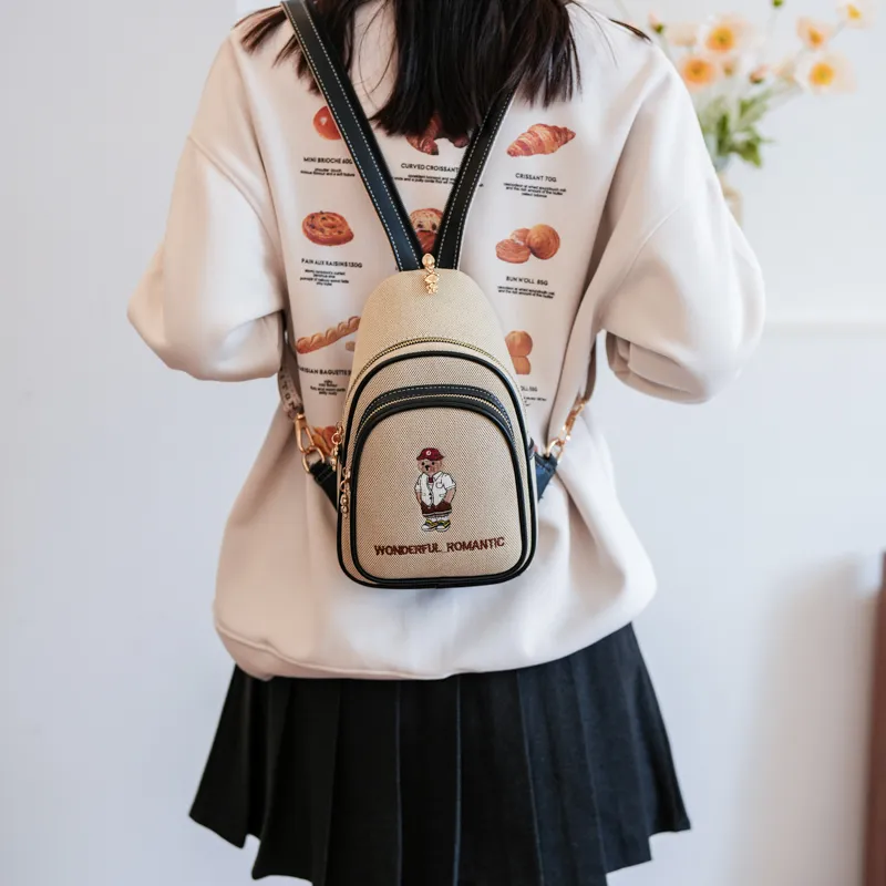 North Pack Fabric Backpack Regular Unisex Multicolor-4