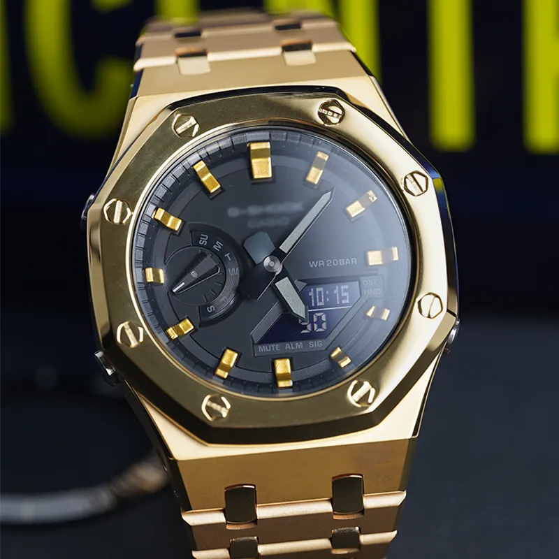 VENCREW Interlocking Sand Forged Collection Watch Cases Unisex-13