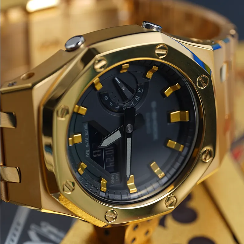 VENCREW Interlocking Sand Forged Collection Watch Cases Unisex-14