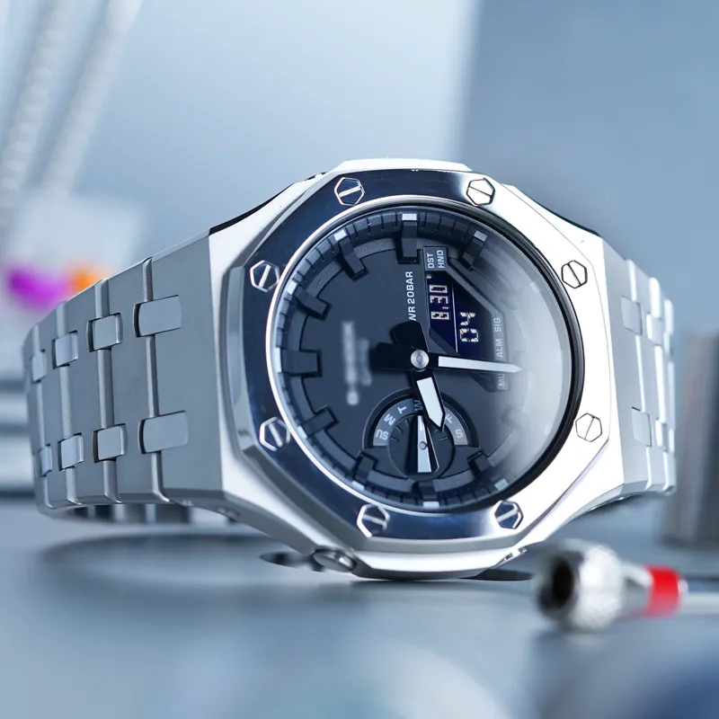 VENCREW Interlocking Sand Forged Collection Watch Cases Unisex-6
