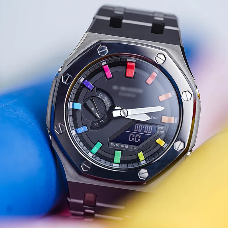 VENCREW Interlocking Sand Forged Collection Watch Cases Unisex-9