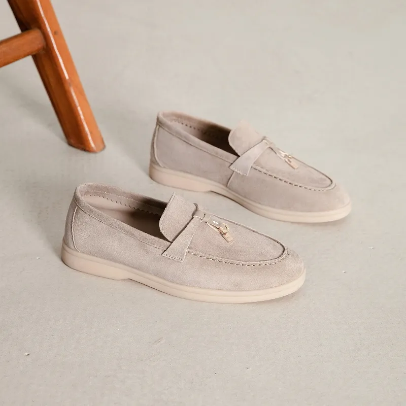 BAFFN Loafers Women's Sand White-2