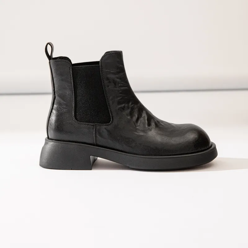 BAFFN Short Unisex Wind Chelsea Boots 4CM Women's-1