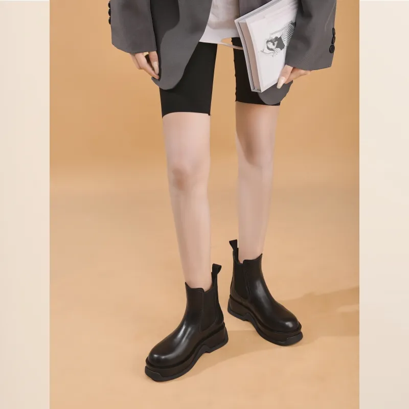 BAFFN Short Chelsea Boots Women's Black-3