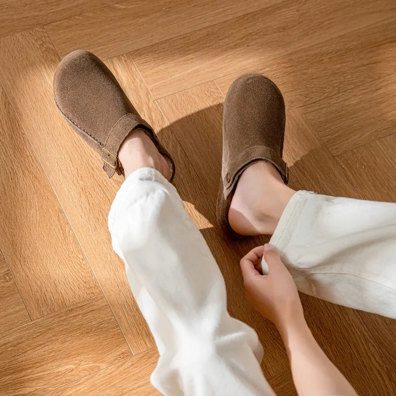 BAFFN Rubber Sole Slip Resistant Wrap toe Slippers Women's Sand-2
