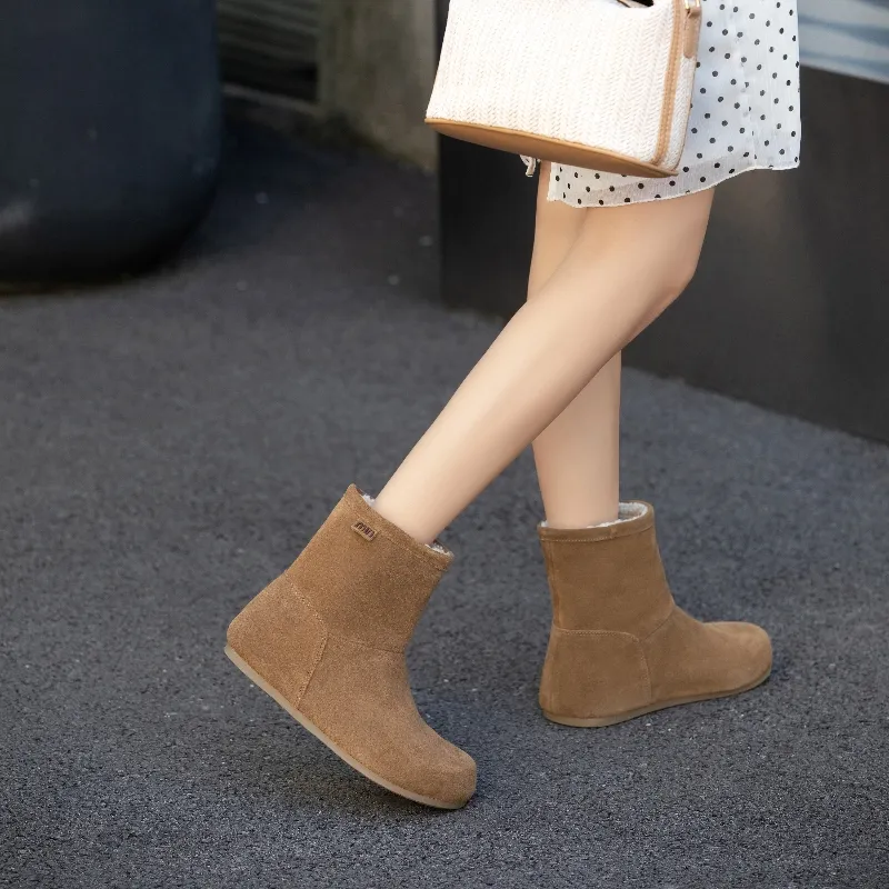 BAFFN Ankle Boots 3CM Women's Umber-4