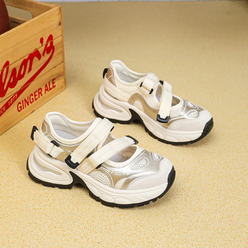 BAFFN Breathable Low Top Casual Shoes Women's Ecru-1