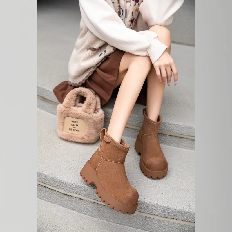 BAFFN Ankle Boots Women's Camel-3