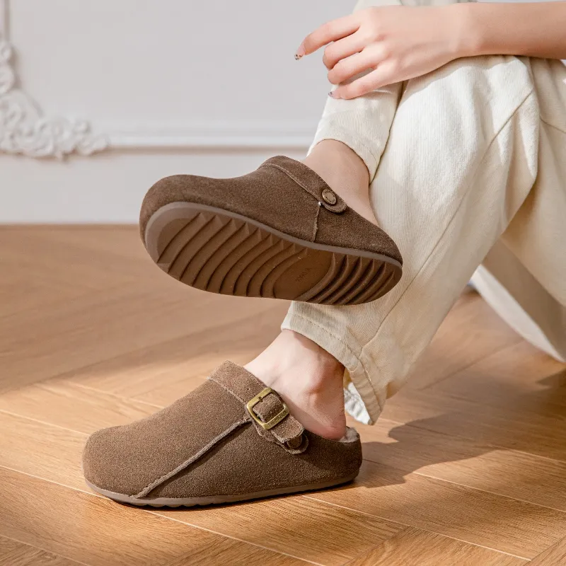 BAFFN Rubber Sole Slip Resistant Wrap toe Slippers Women's Sand-3