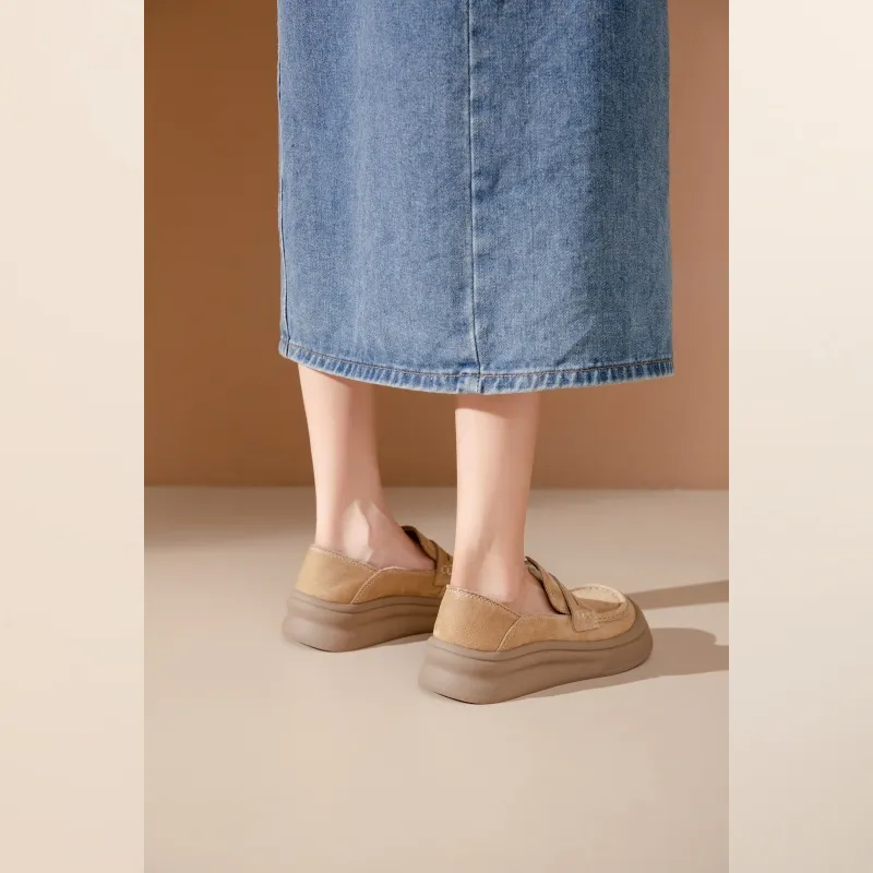 BAFFN Loafers Women's Apricot-5