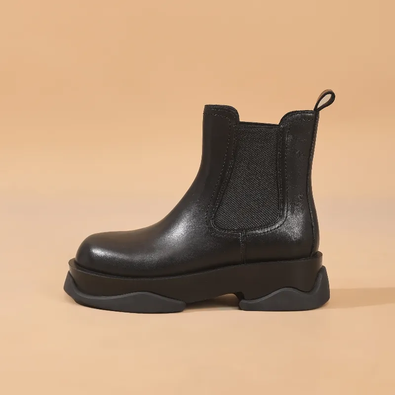 BAFFN Short Chelsea Boots Women's Black-1