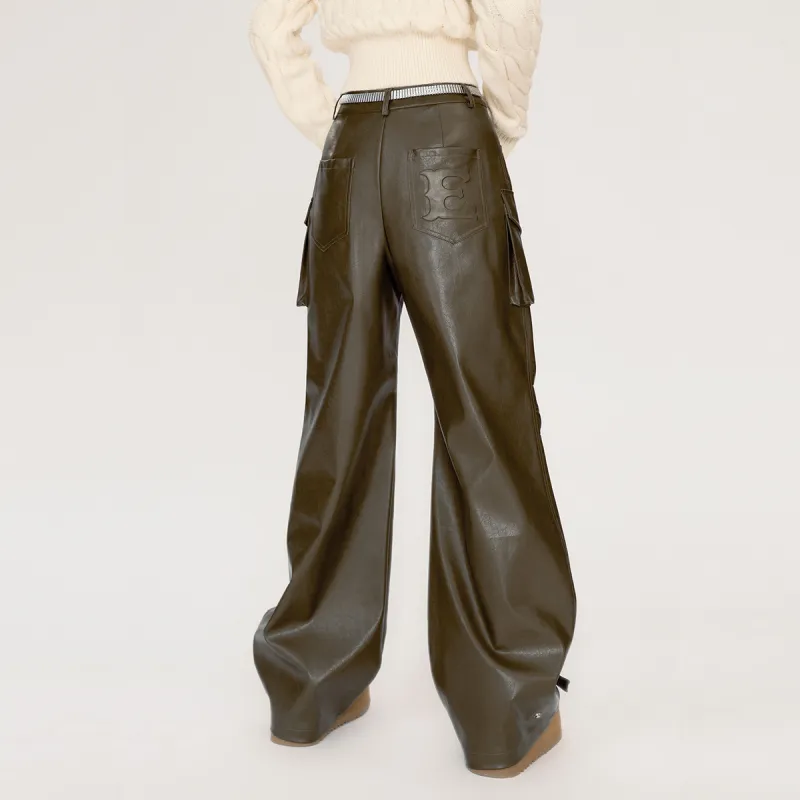 EPTISON WOMAN Casual Pants Women's Brown Green-5