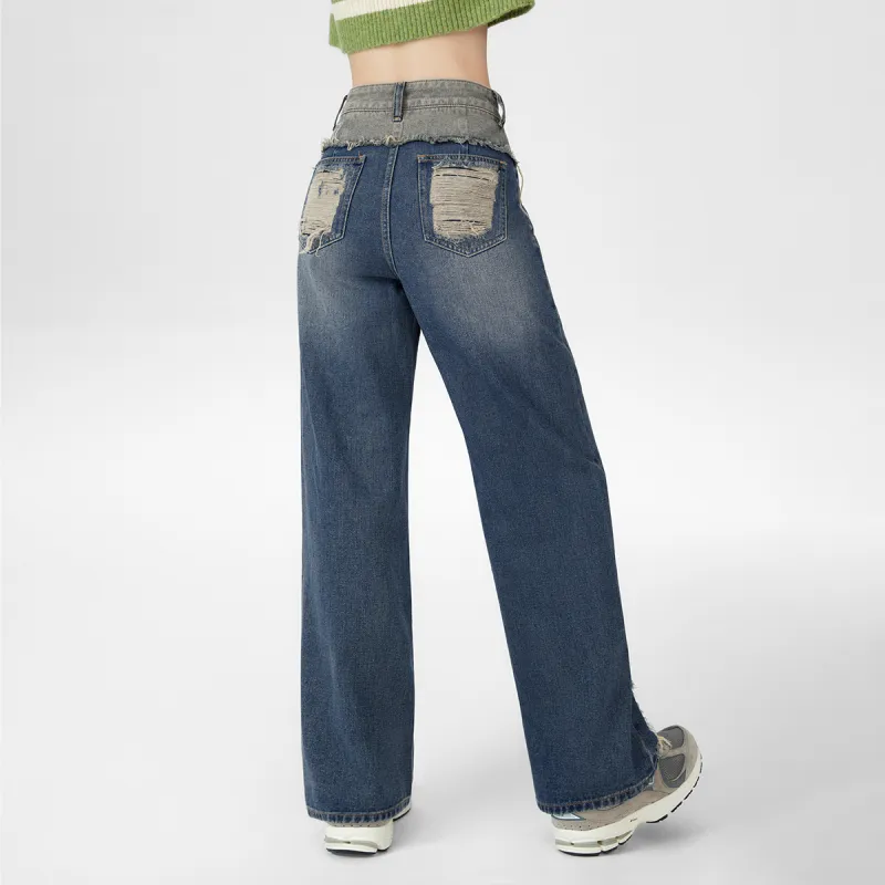 EPTISON WOMAN Jeans Women's Denim Blue-3