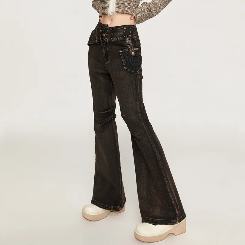 EPTISON WOMAN Jeans Women's Vintage Denim Black-3