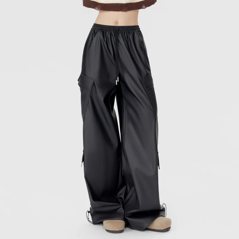 EPTISON WOMAN Leather Pants Women's-3