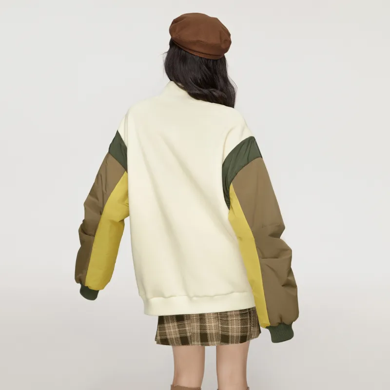 EPTISON WOMAN Sweatshirt Women's Beige Apricot & Brown-2