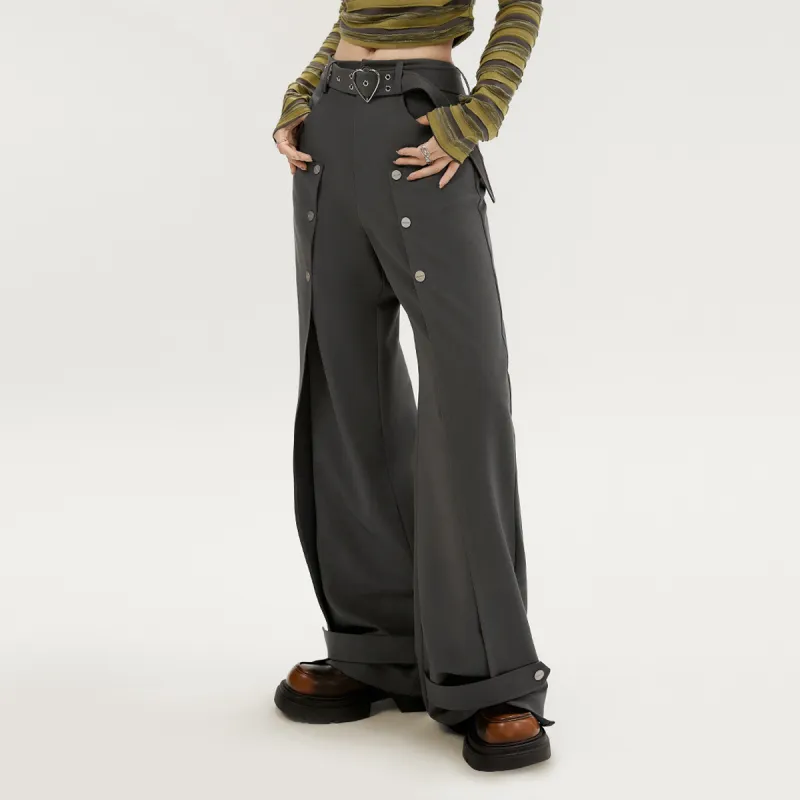 EPTISON WOMAN Casual Pants Women's Dark Gray-2
