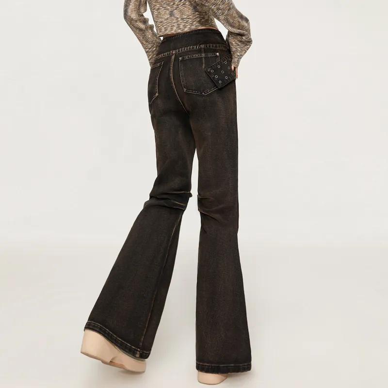 EPTISON WOMAN Jeans Women's Vintage Denim Black-4