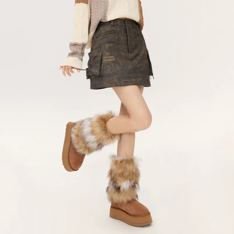 EPTISON WOMAN Cargo Short Skirts Women's-3