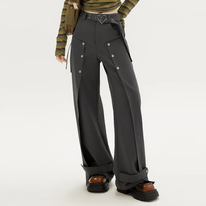 EPTISON WOMAN Casual Pants Women's Dark Gray-3