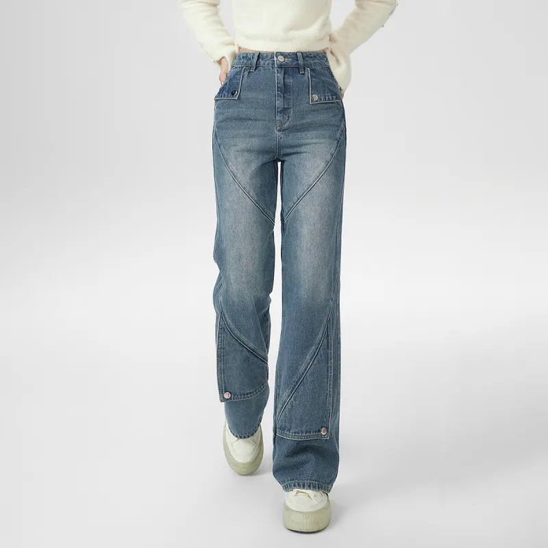EPTISON WOMAN Jeans Women's Denim Blue-3