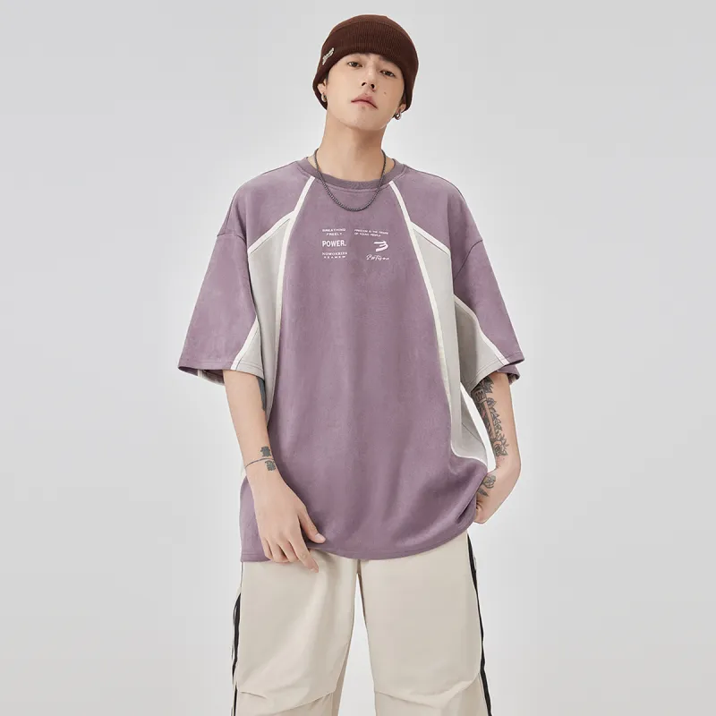 EPTISON T Shirts Unisex Purple-5