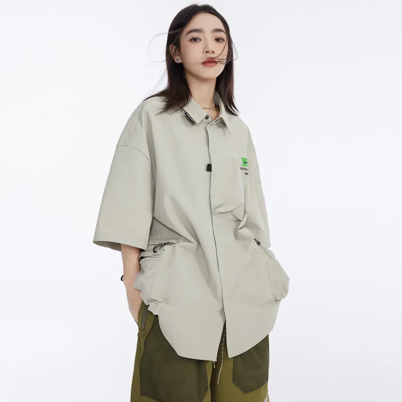 EPTISON Shirts Unisex Gray Green-3