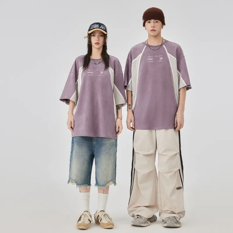 EPTISON T Shirts Unisex Purple-2