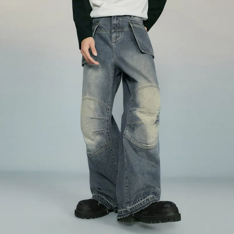 EPTISON Jeans Unisex Vintage Blue-3