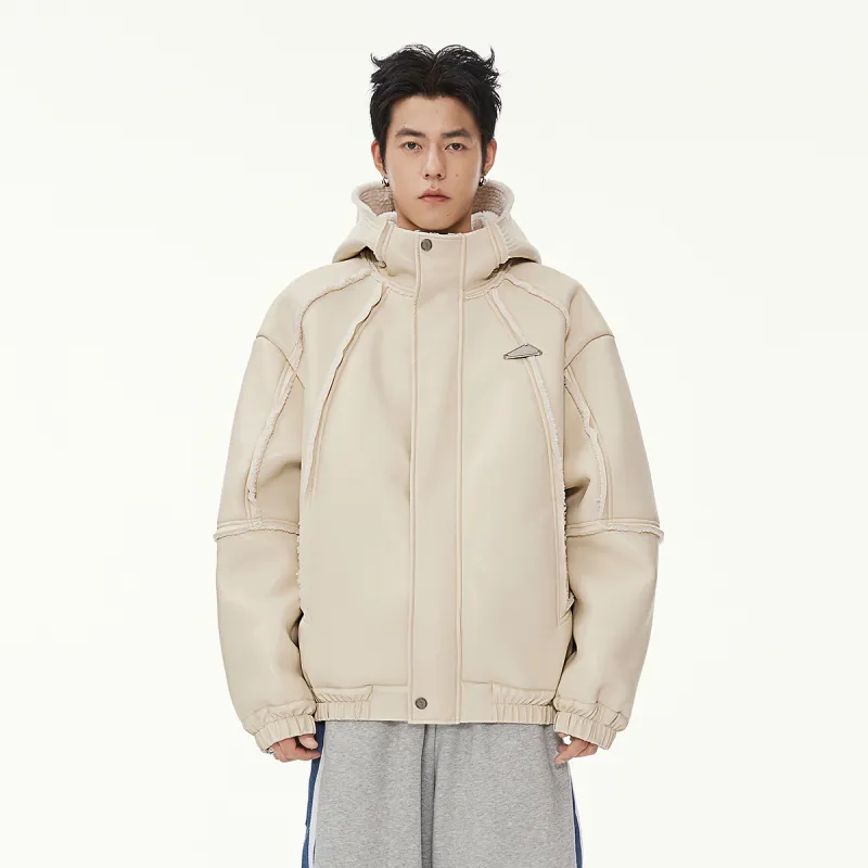 EPTISON Jackets Unisex Beige-2