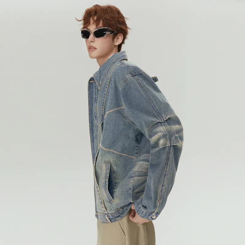 EPTISON Denim Jackets Unisex Denim Blue-2