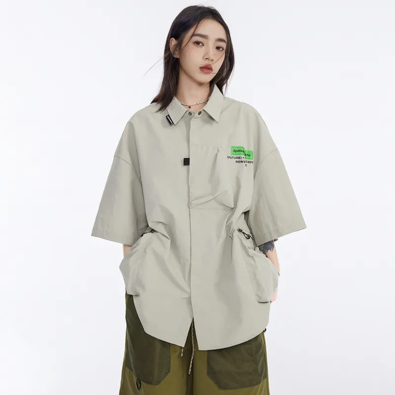 EPTISON Shirts Unisex Gray Green-2