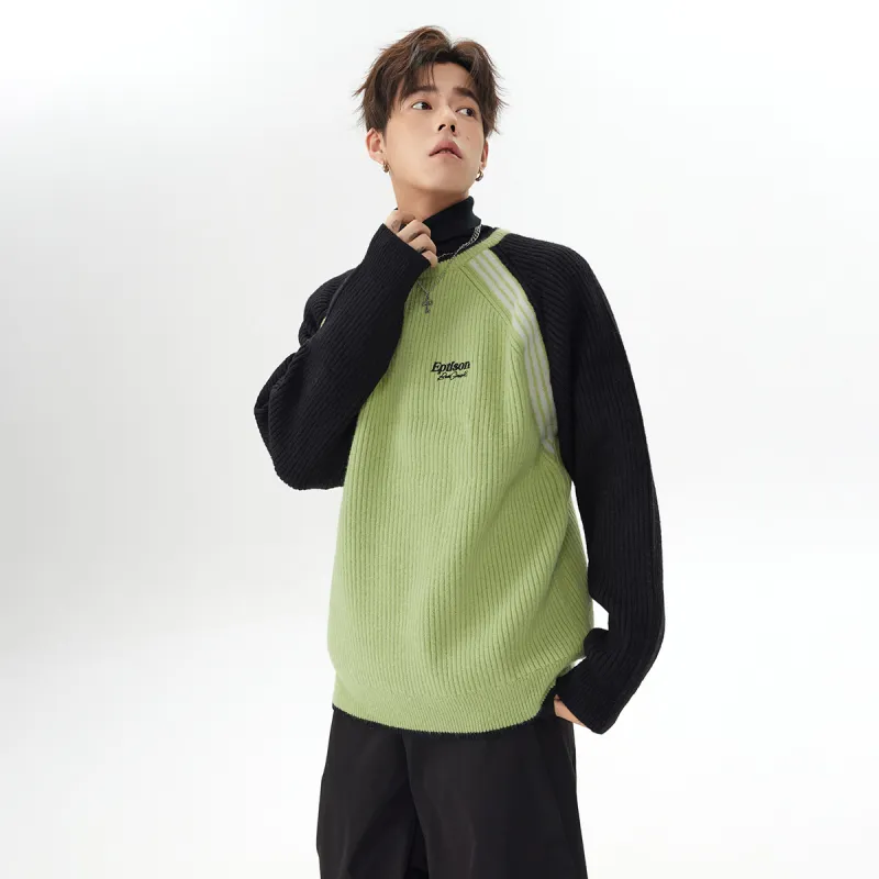 EPTISON Color Blocking Sweater Unisex-3