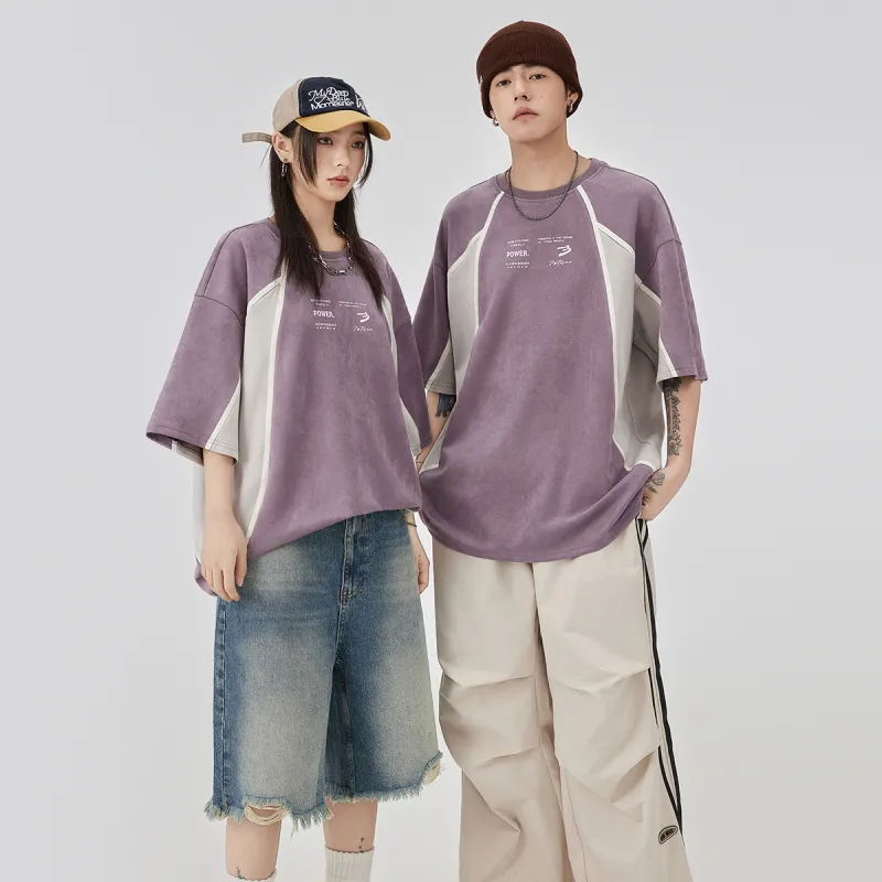 EPTISON T Shirts Unisex Purple-3